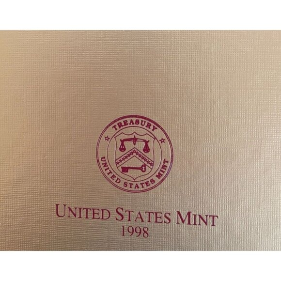 1998 United States Mint Treasury Christmas Ornament uncirculated Roosevelt Dime - Picture 6 of 7